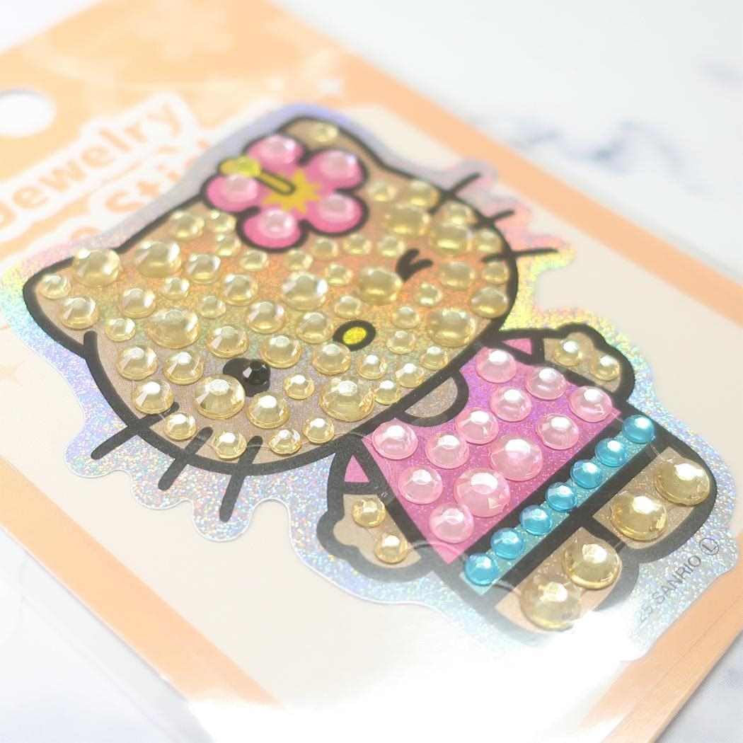 Amazon.co.jp: ハローキティ[ダイカットシール]ジュエリーデコ